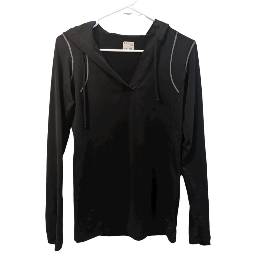 Columbia Hooded Pullover - Black - Size Medium